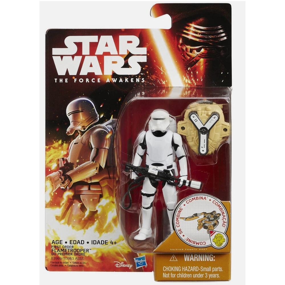 Star Wars The Force Awakens First Order Flametrooper Action Figure 3.75" Hasbro